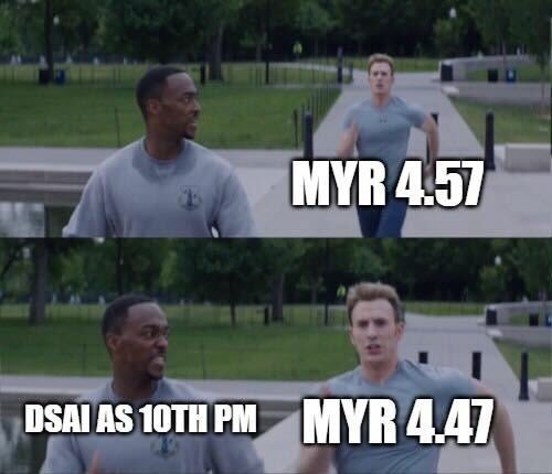on ur left DSAI vs MYR