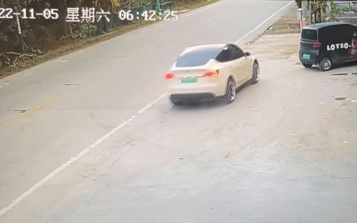Tesla No Brake Speed China 4