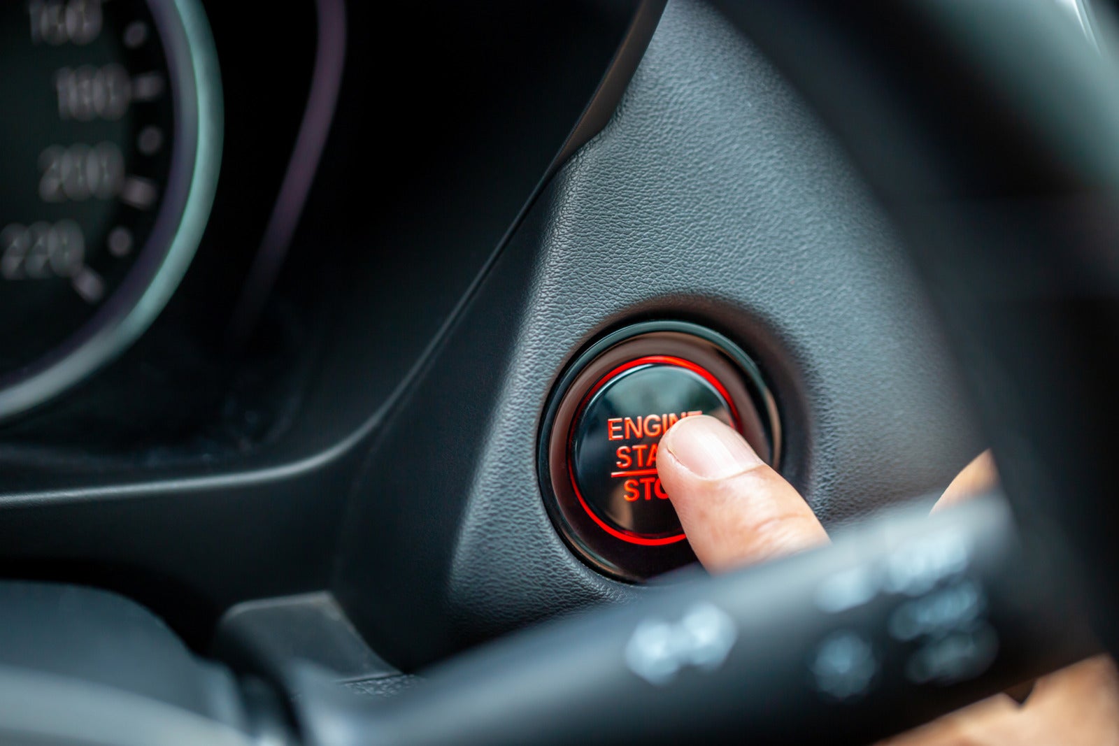 vecteezy finger push the engine start stop modern car button 6990062 102