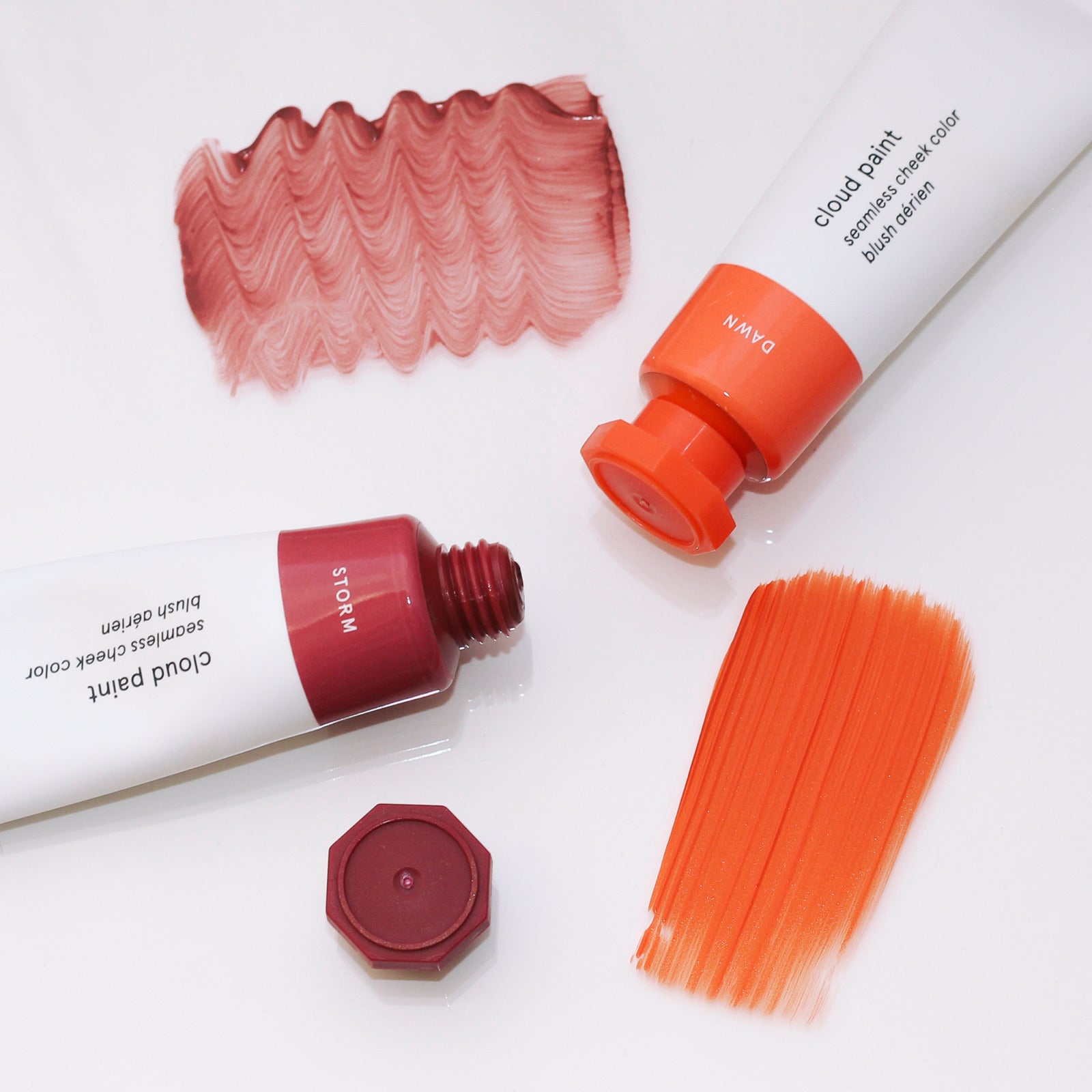 Glossier New Reformulated Cloud Paints Dawn Storm Review Swatches 1