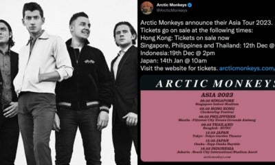 Feat Image Arctic Monkeys Asia Tour 2023