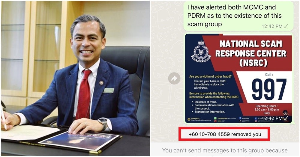 minister in whatsapp scam group