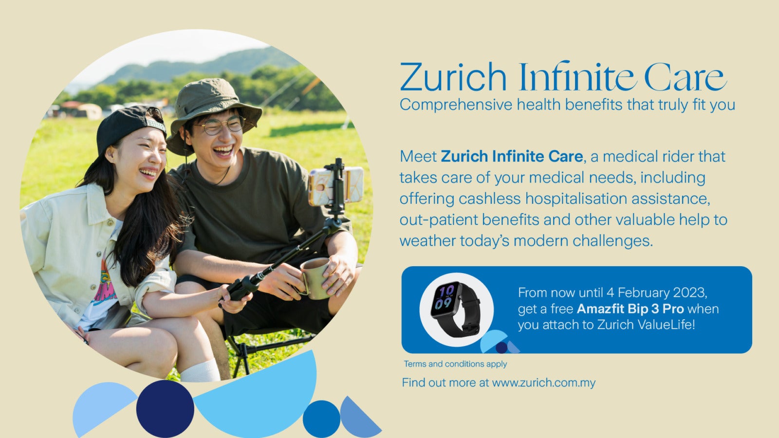Zurich Infinite Care Banner Ad for WOB