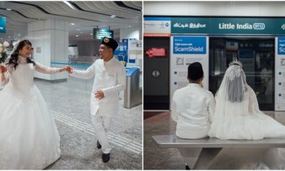 Mrt Station Wedding Photos