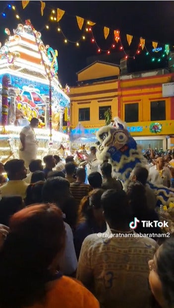 lion dance thaipusam 1