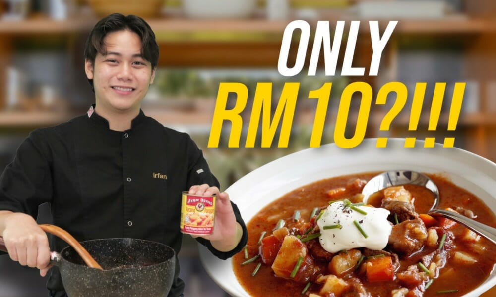 Professional Chef Tries Cooking Gourmet Food With Only RM10 - WORLD OF BUZZ