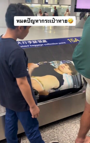 face luggage cover 2
