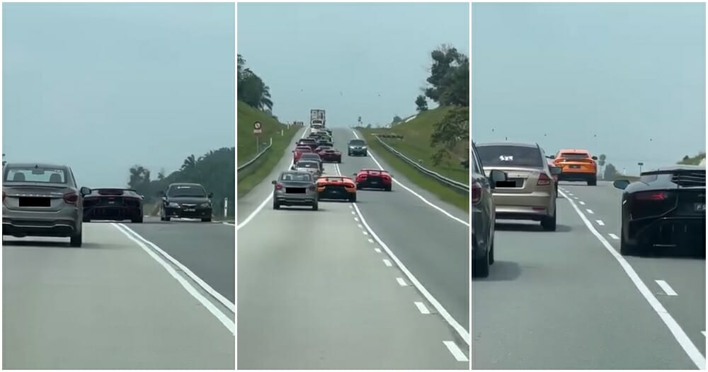 Lamborghini Convoy In Johor