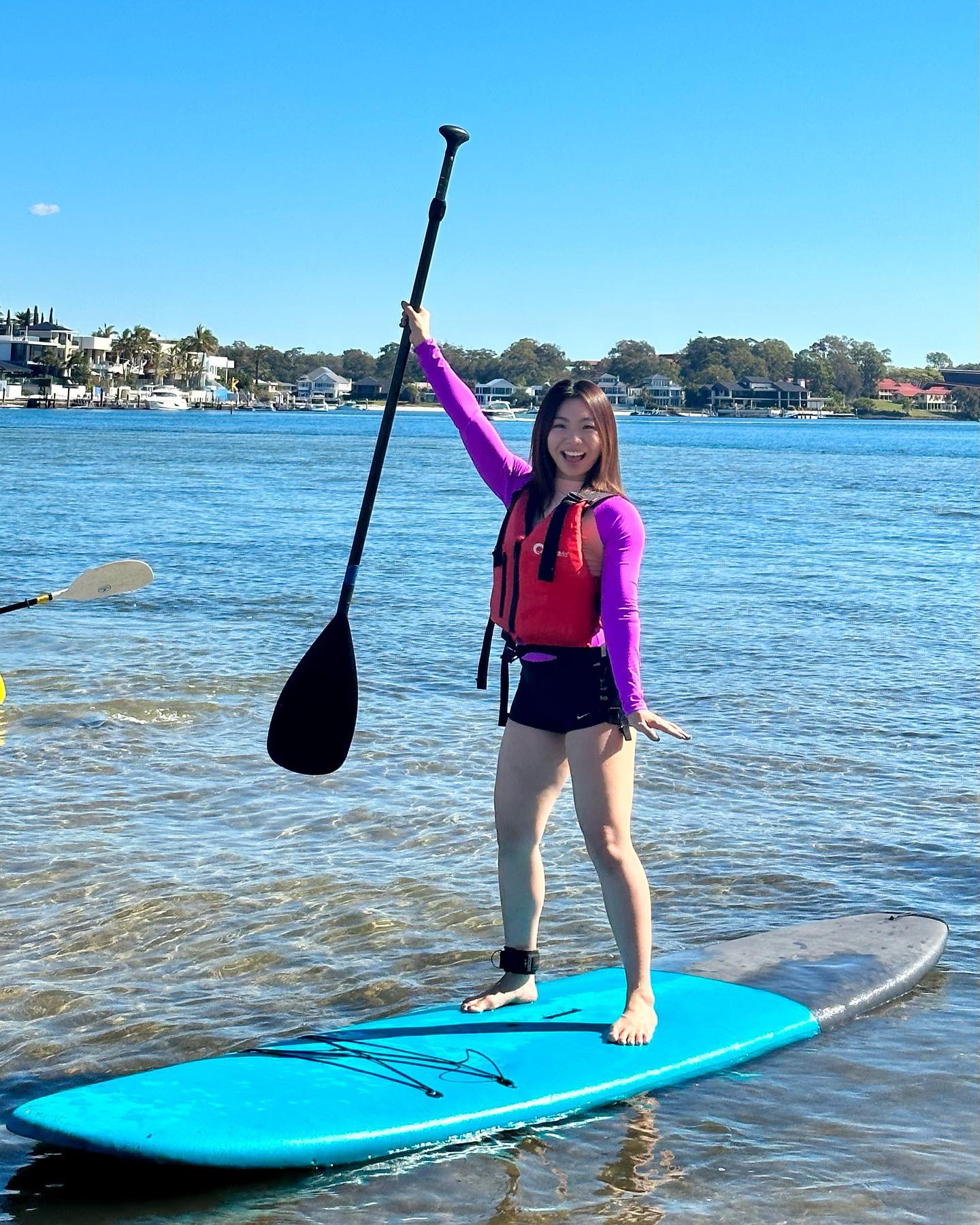 AAGold Go Vertical Stand Up Paddleboarding