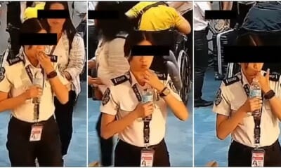 Manila Officer Swallow Cash