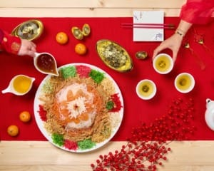 Salmon Crystal Pear Yee Sang InterContinental Kuala Lumpur CNY 2024 Tao Chinese Cuisine