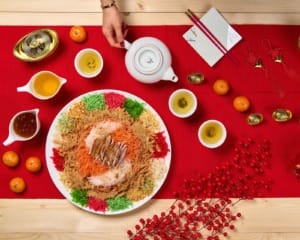 Shredded Roasted London Duck Yee Sang InterContinental Kuala Lumpur CNY 2024 Tao Chinese Cuisine