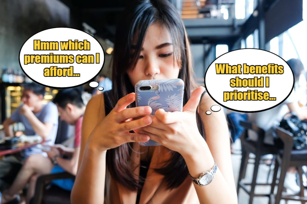 122253926 business asian woman using samrtphone in coffee shop background with people edit