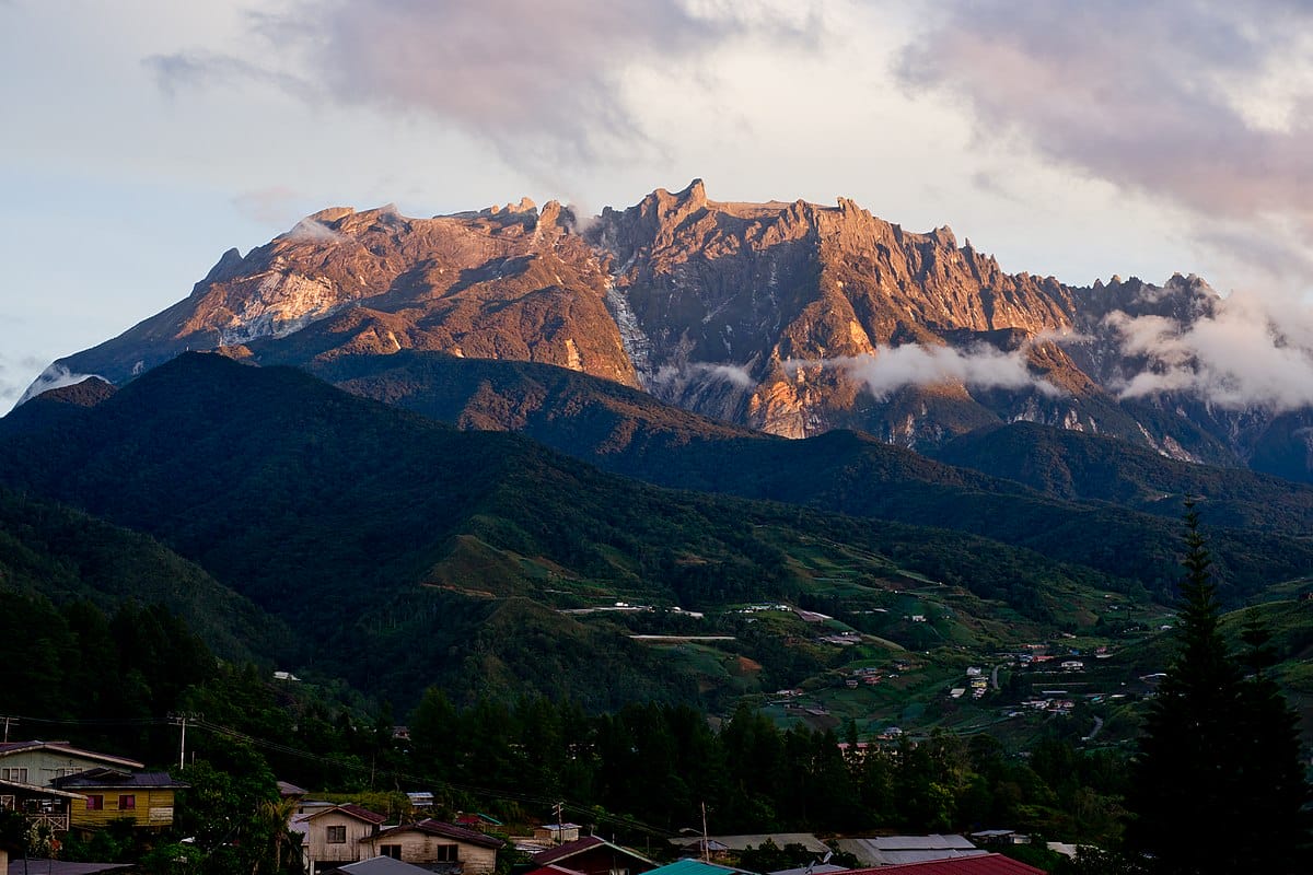 Mt. Kinabalu The Highest Mountain In Malaysia