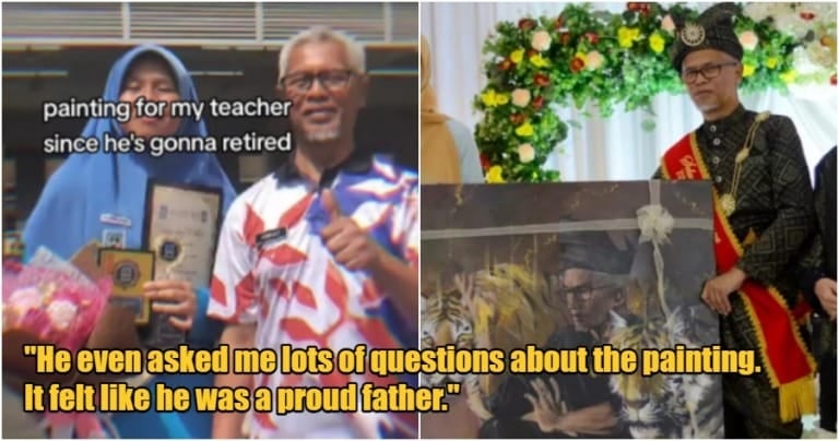 "Like a proud father" - M'sian Student Surprises Retired Teacher with ...