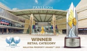 Pavilion Bukit Jalil Winner of FIABCI MPA 2023 Retail Category 1