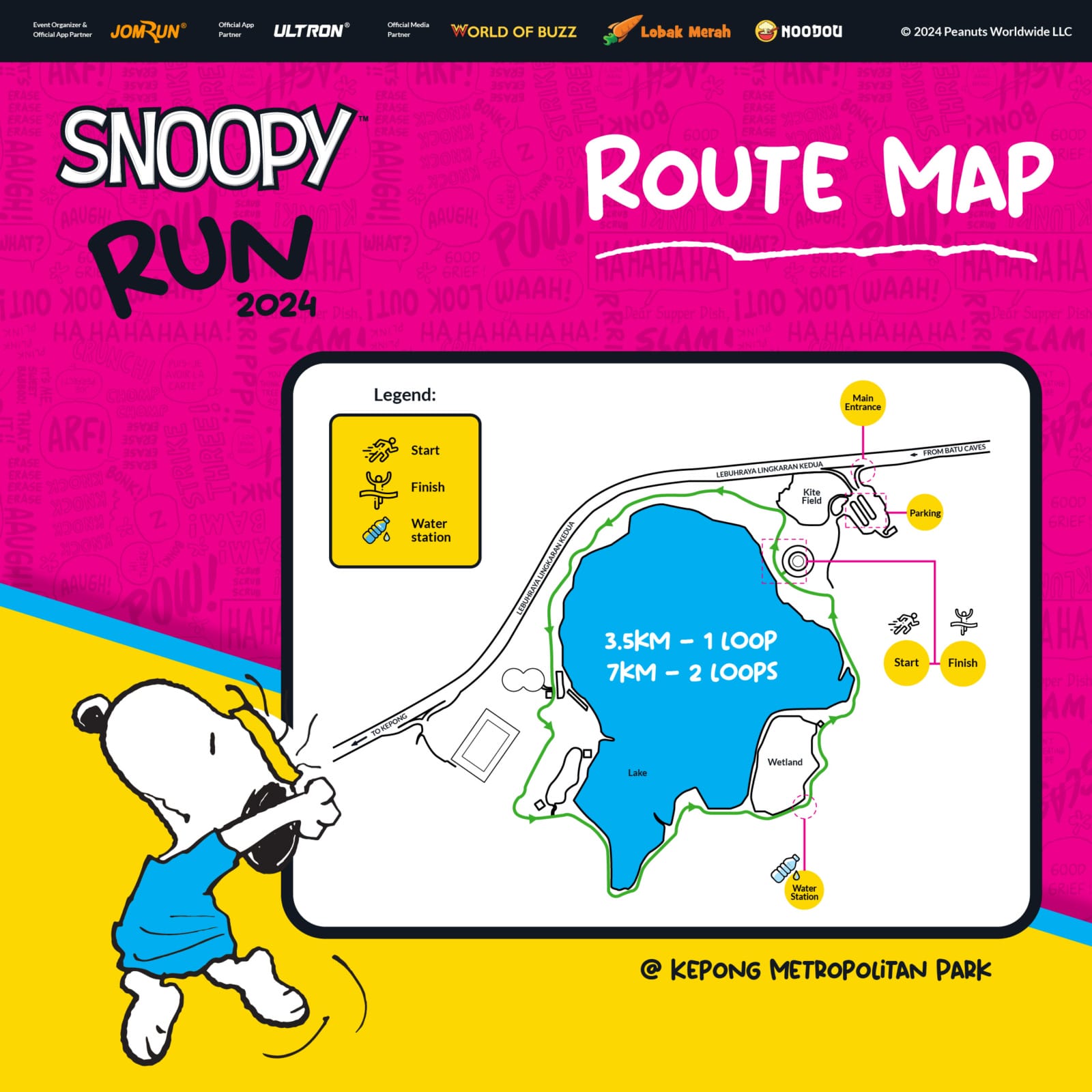 SnoopyRun Route