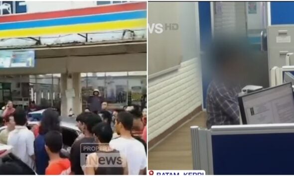 Singaporean Man Mobbed By Locals