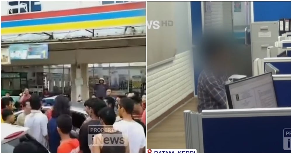 Singaporean Man Mobbed By Locals