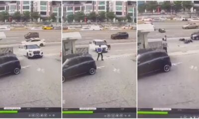 Car Roll Down Accident