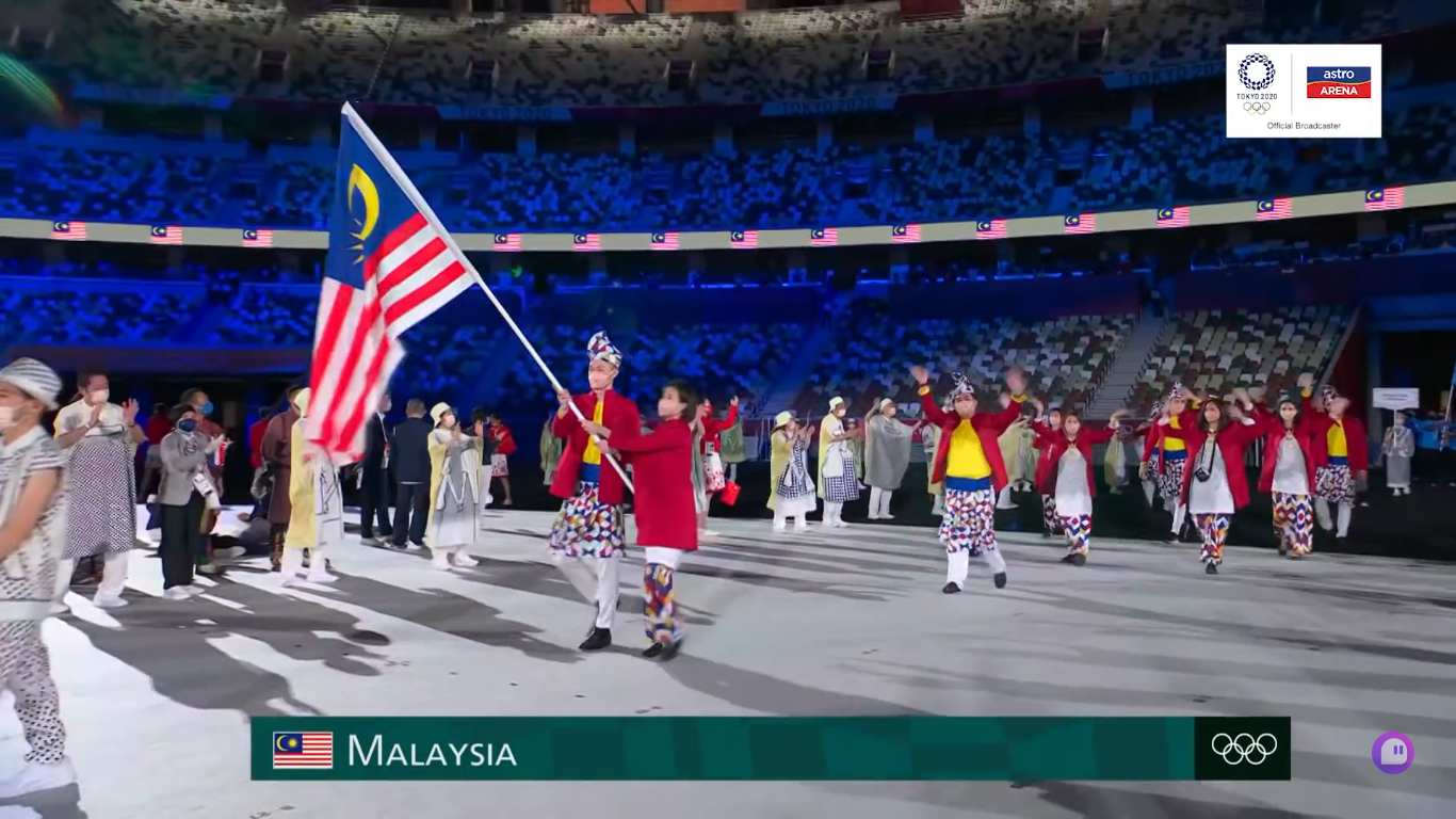 Malaysia Opening Ceremony Tokyo