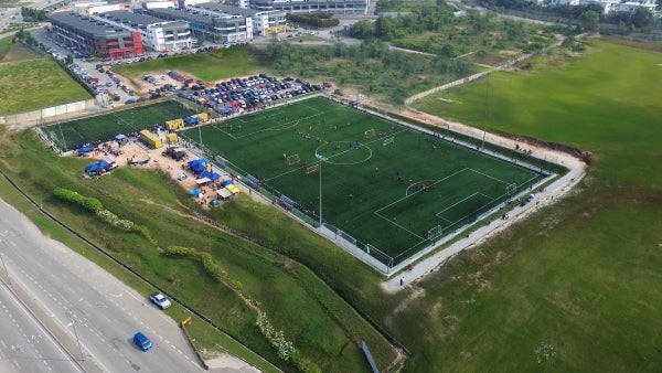 Footballhub Field Cleaned