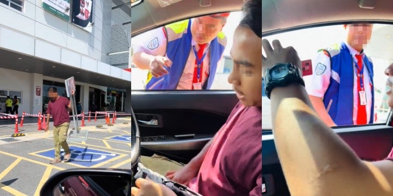 Differently-Abled M’sian Commends Guard for Checking His Status While Parking Despite Obvious Disability