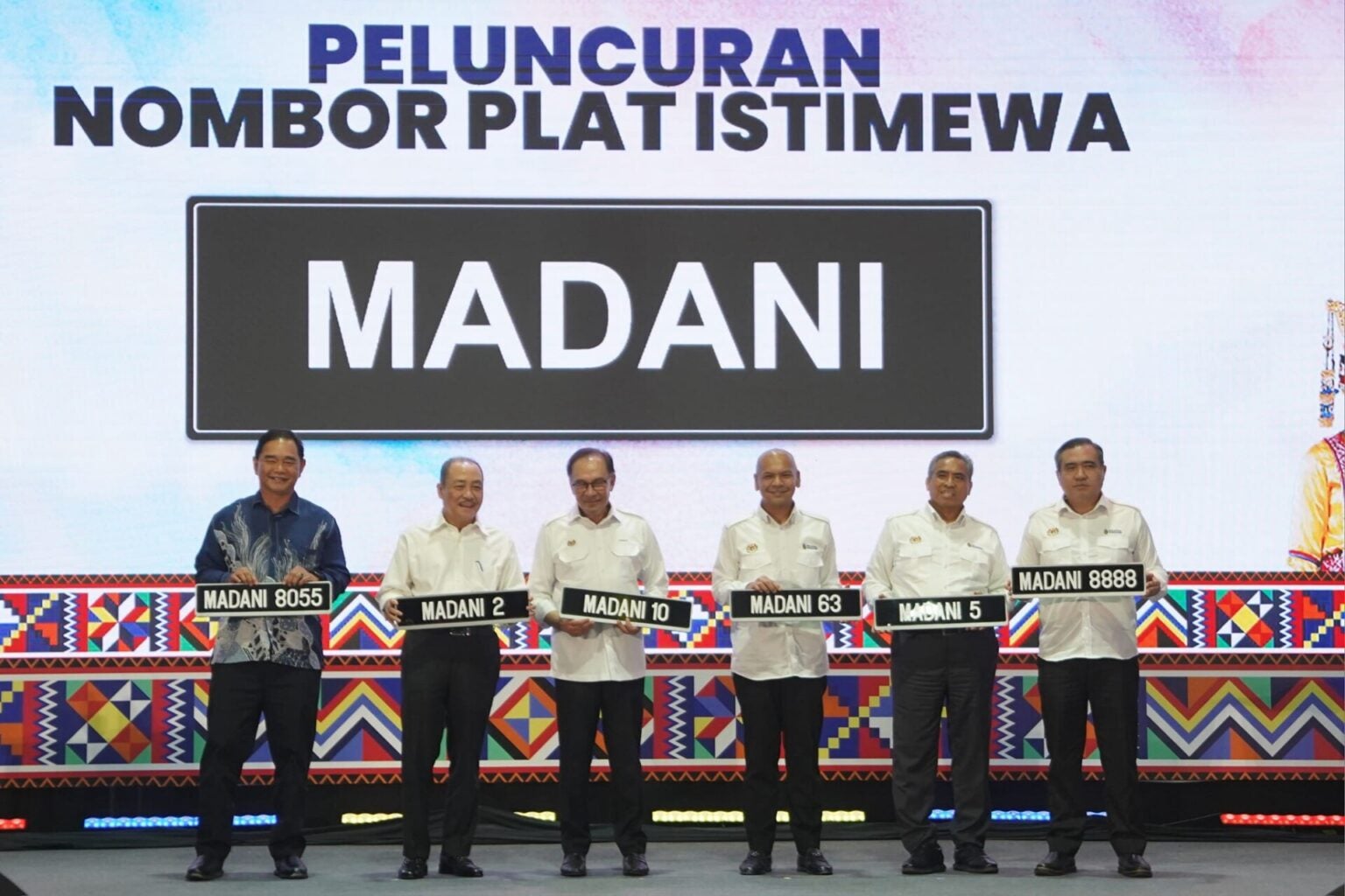 M'sians Can Show Support for Govt with JPJ's New "MADANI" Special Number Plates, Starts from