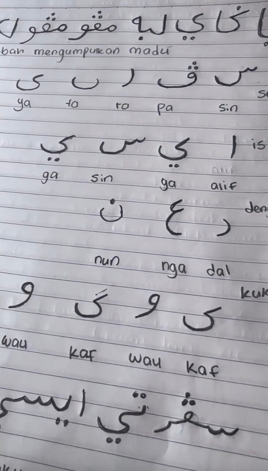 M'sians in Awe of Non-Muslim Teacher Who Teaches Jawi in School ...