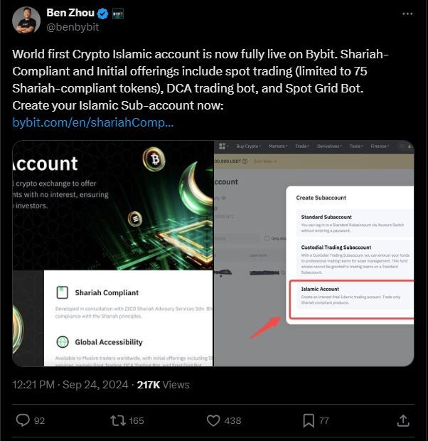Bybit Twitter X Post Ben