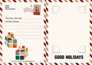 Christmas Wishlist Postcard 1