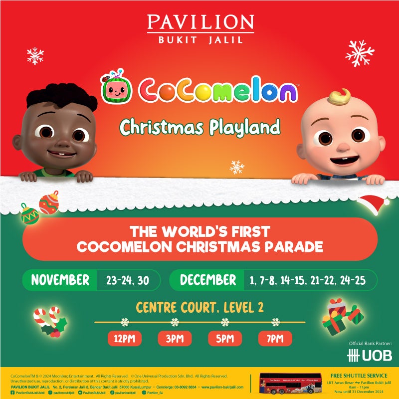 Cocomelon Christmas Playland Parade