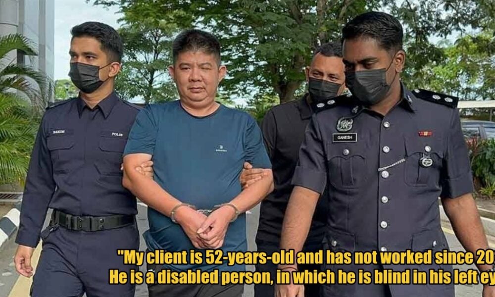 52歳の無職男性、100万リンギットの保険金を請求するために故意に目を傷つけた疑いで起訴