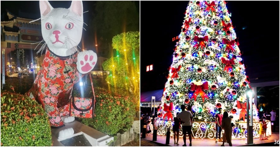 Iconic Cat Statue in Kuching Faces Controversy After Early CNY Makeover So Soon After Christmas