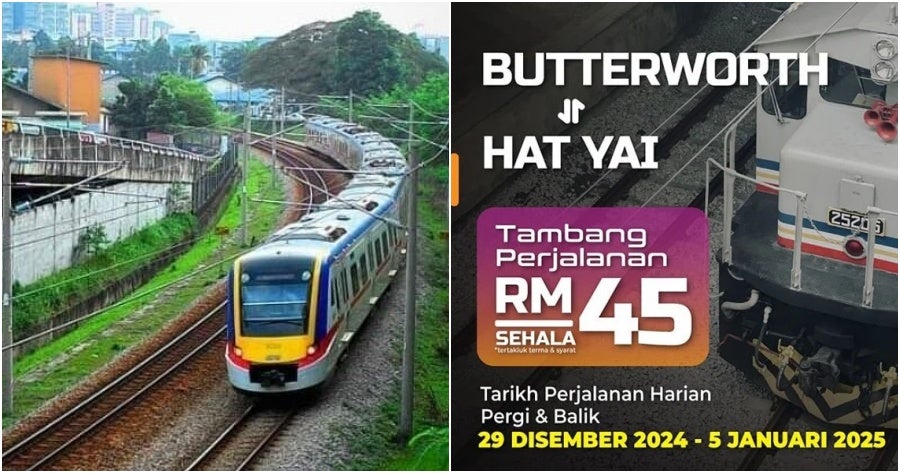 All Aboard! KTMB to Launch Special Train Service to Hat Yai from Penang