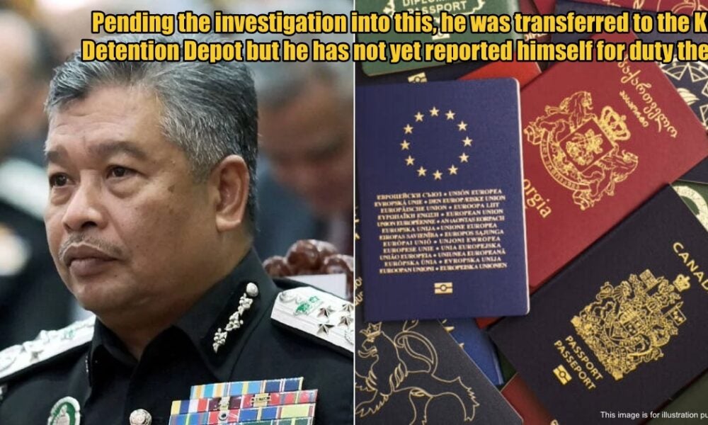 M'sian Immigration Officer Allegedly Caught Hiding 12 International Passports While Sleeping on Duty