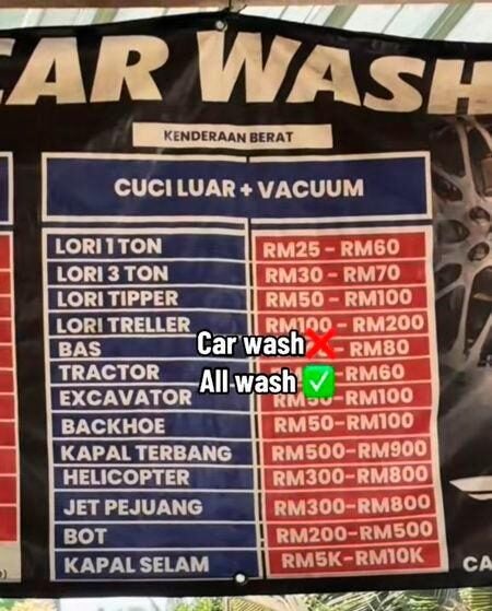 wash