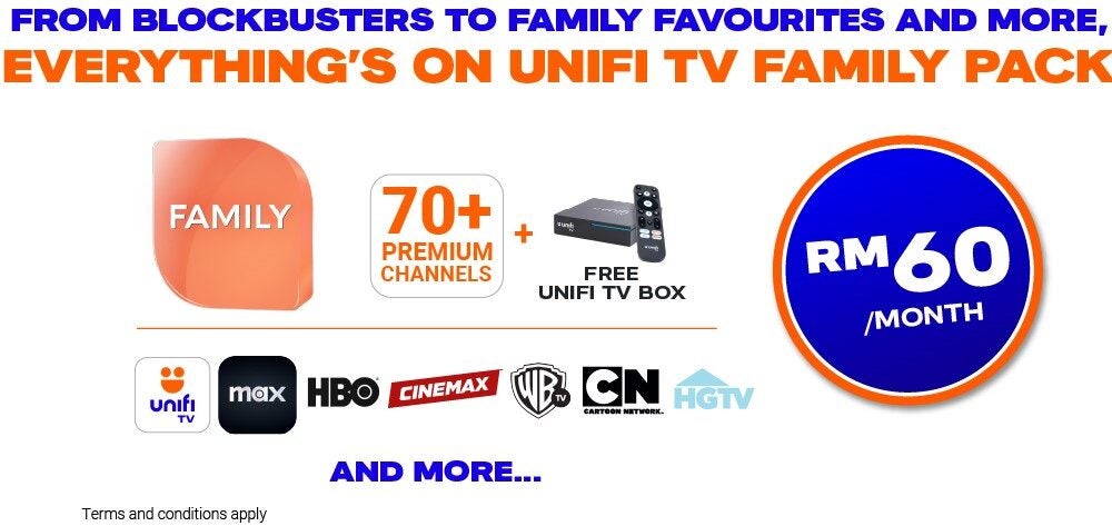 Generic Unifi TV Family Pack ENG