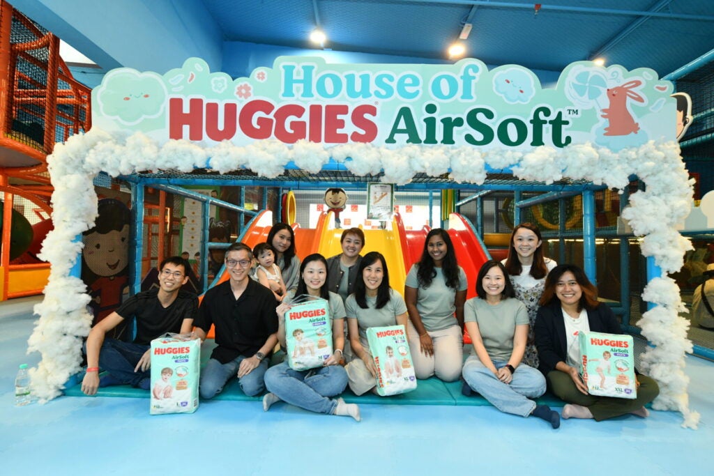 10. Huggies Malaysia team launching the new and improved Huggies Airsoft