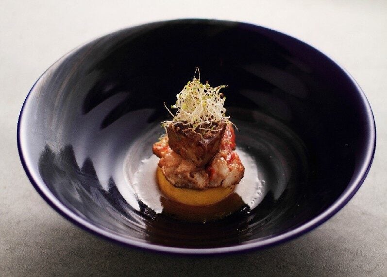 Duck Liver with King Crab