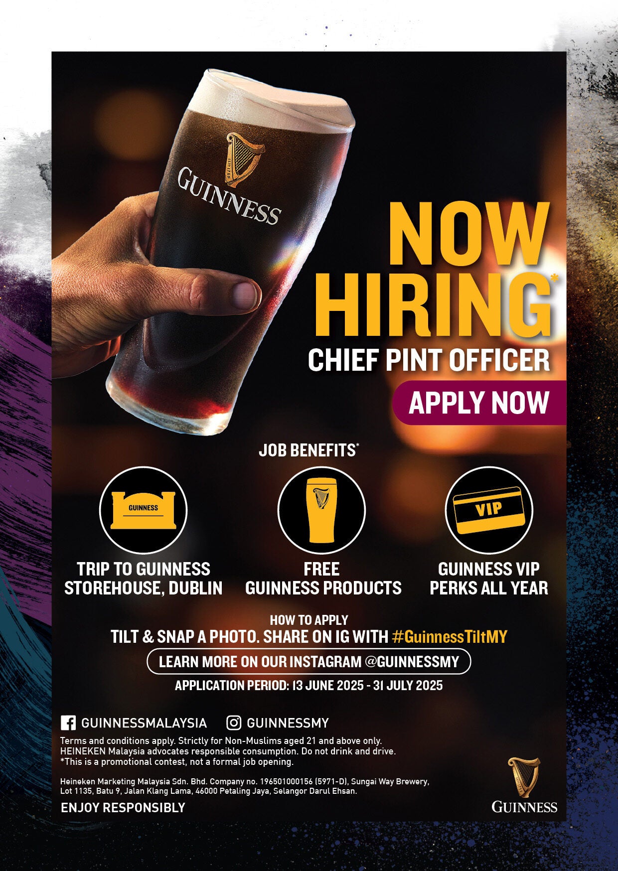 Guinness Now Hiring ‘Chief Pint Officer Visual 1