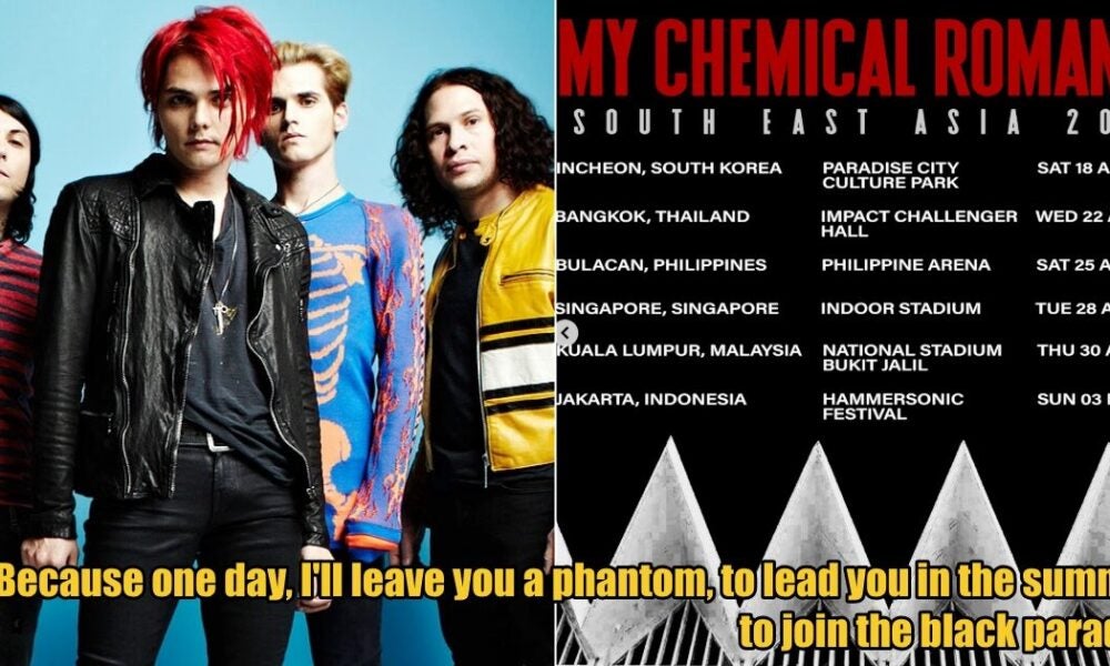 It's Official! My Chemical Romance is Returning to Malaysia in 2026 ...