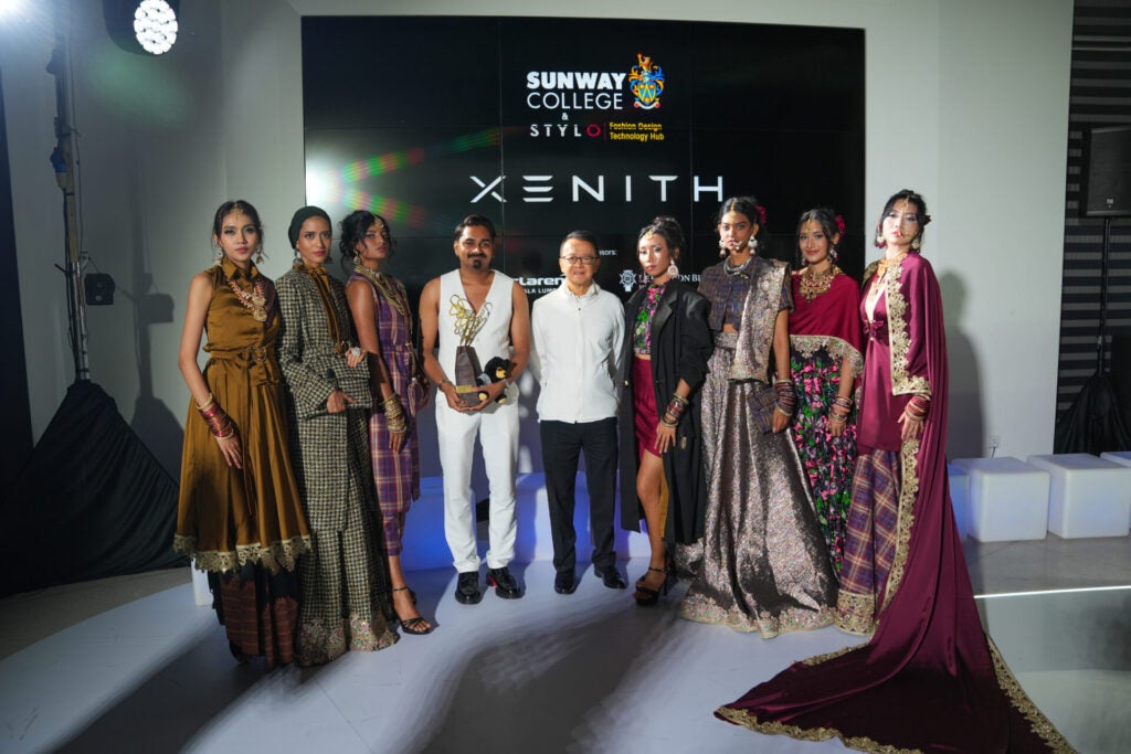 Suman Raj and his ‘The Diamond Bazaar collection with Sir Jeffrey Cheah