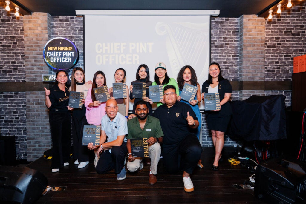 The finalists of the Guinness Malaysia Chief Pint Officer CPO Finale