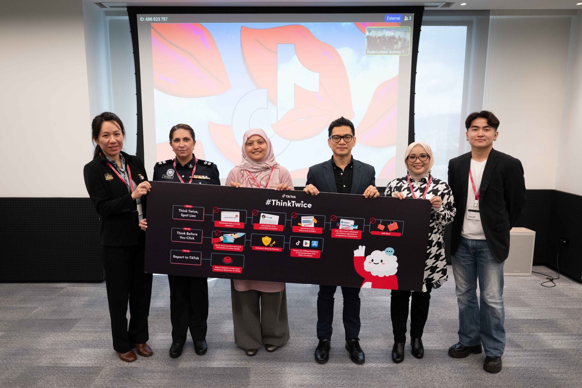 1. ThinkTwice Banner NFCC CCID MCMC TikTok Malaysia Sufina Clouty Kee 1