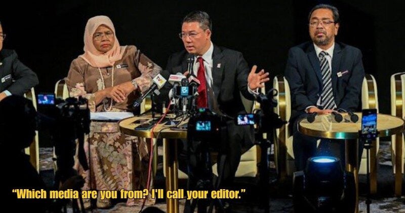 Nga Kor Ming Slammed for Reprimanding Reporter Who Asked Why 'I Lite U' Project Theme Was in English