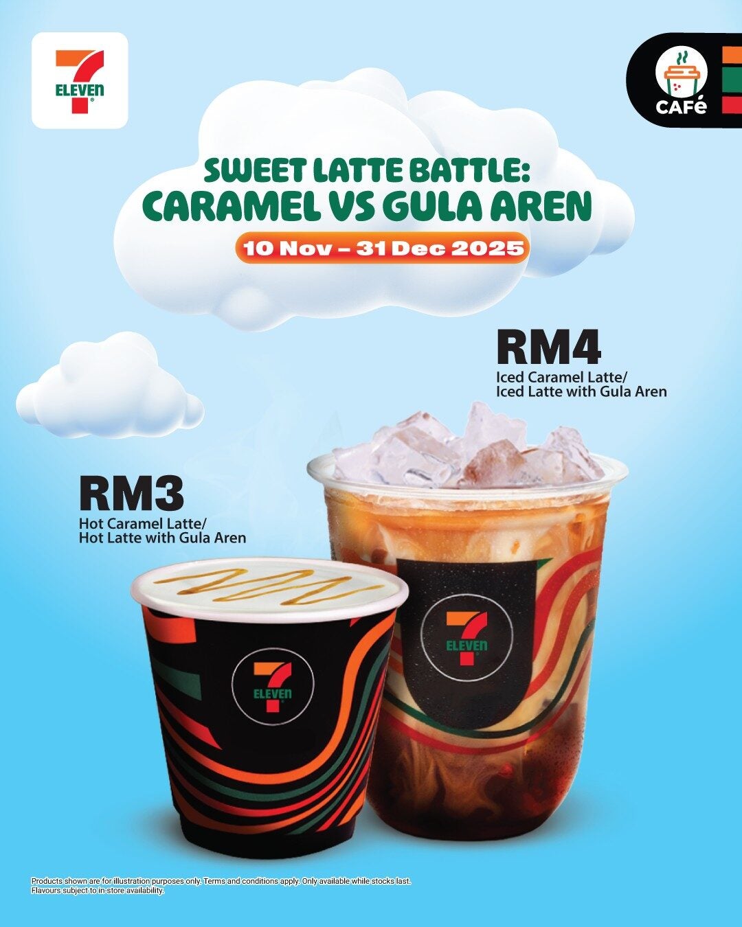 7ETreats Sweet Latte Battle Caramel vs Gula Aren Social Media