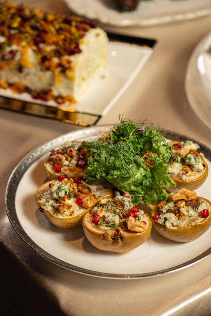 Blue Cheese Stuffed Pears