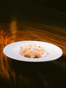 Tonka Cheese with Pecan Miso Ice Cream