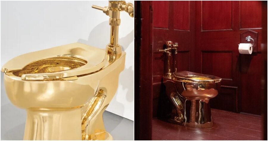 Fully Functional Solid Gold Toilet Valued at ~RM41 Million to Be Auctioned in New York